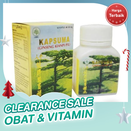 Kapsuma Ginseng Kianpi Pil 60 Kapsul 1 Botol