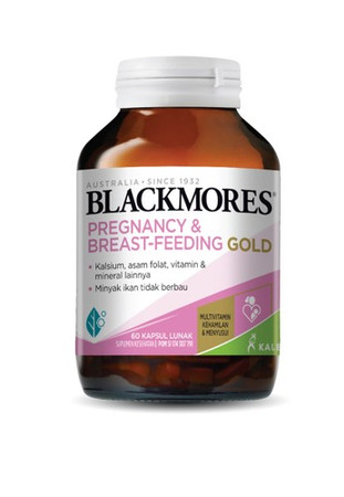 Blackmores Pregnancy & Breast Feeding Gold 60 Kapsul 1 Botol