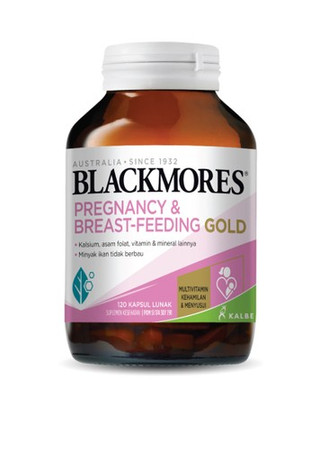 Blackmores Pregnancy & Breast Feeding Gold 120 Kapsul 1 Botol