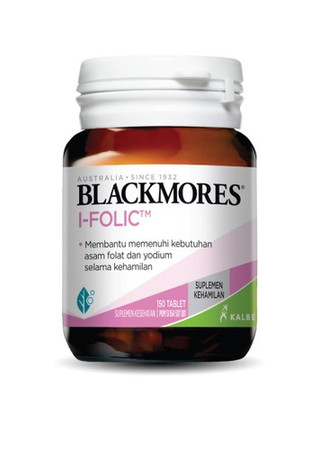 Blackmores I-Folic (Asam folat, Iodine) 150 Tablet 1 Botol
