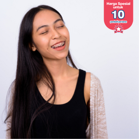 Pemasangan Behel Metal oleh drg. Umum di Empire Dental Studio