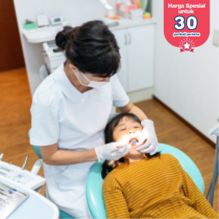 Baby Tooth Filling Treatment / Penambalan Gigi Susu 1X di Klinik Tooth Signature
