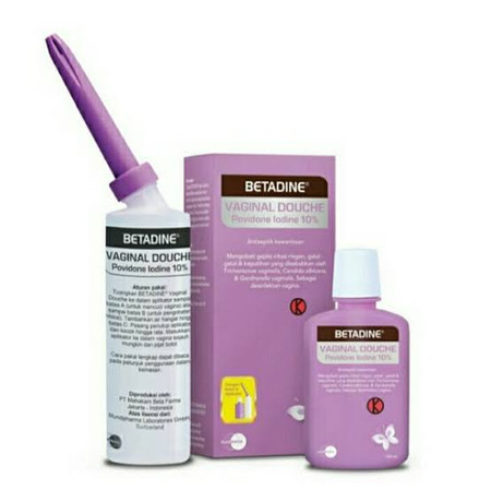 Betadine (Povidone Iodine) Vaginal Douche Plus Aplikator 100 mL