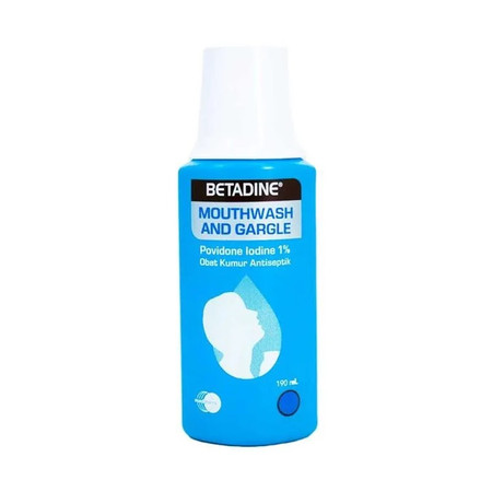 Betadine Mouthwash and Gargle (Povidone Iodine) 190 mL