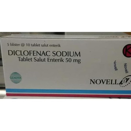 NATRIUM DIKLOFENAK NOVELL 50MG 10TAB 1 STRIP | HDmall