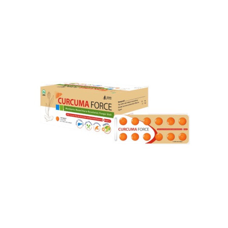 Curcuma Force (Extract Curcuma xanthorrhizae Rhizoma) 12 Tablet 1 Setrip
