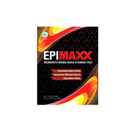 Epimaxx (Purwoceng, Pasak Bumi, Horny Goat Weed) 2 Kapsul 1 Box