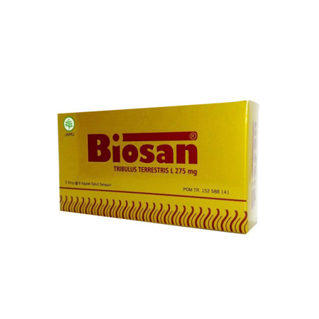 Biosan (Tribulus terrestris L.) 275 mg 6 Kaplet 1 Setrip