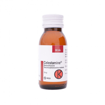 Celestamine (Betamethasone, Dexchlorphenamine maleate) Sirup 60 mL