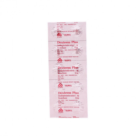 Dexteem Plus (Dexamethasone, Dexchlorpheniramine maleate) 10 Tablet 1 Setrip