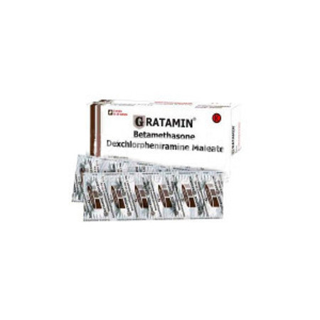 Gratamin (Betamethasone, Dexchlorphenamine maleate) Tablet