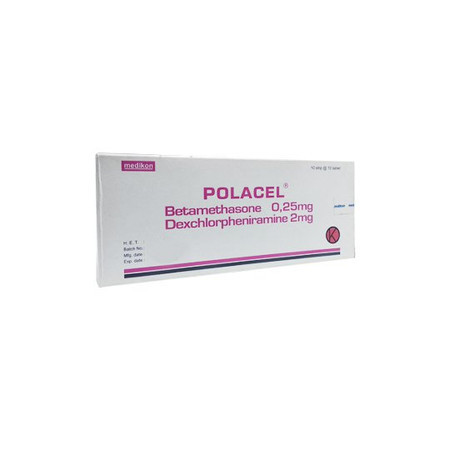 Polacel (Betamethasone, Dexchlorpheniramine maleate) 10 Tablet 1 Setrip