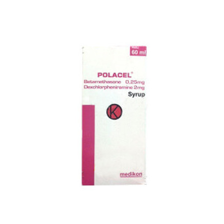 Polacel (Betamethasone, Dexchlorpheniramine maleate) Sirup 60 mL
