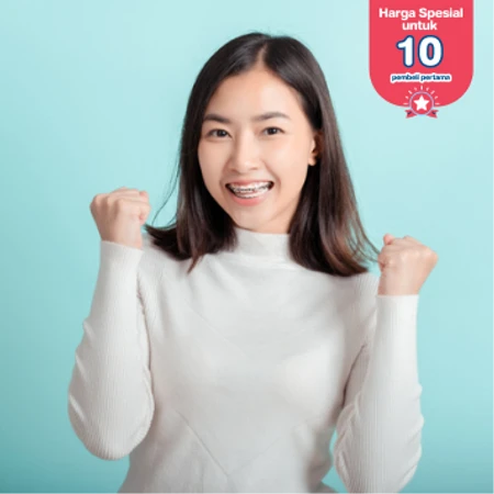 Pasang Behel Metal oleh drg. Umum di Klinik Gigi Griya Denta