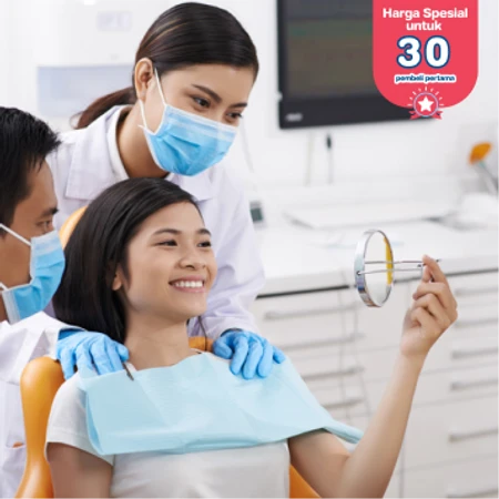 Direct Veneer Komposit di Dentistique Clinic