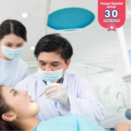 Scaling Gigi + Stain Removal + Polishing di Fre Dental Care