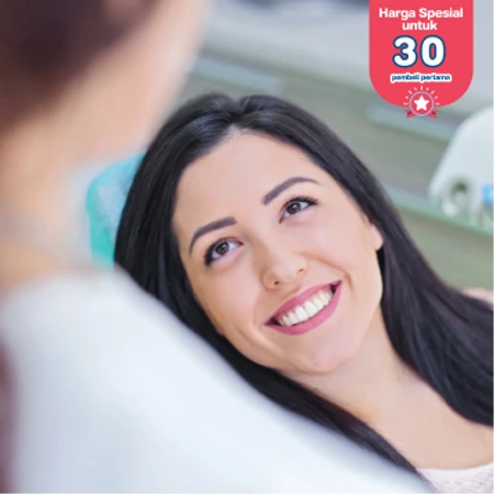 Pro Ultra Whitening (Bleaching 3x Lebih Putih+ Scaling) di Klinik Gigi Griya Denta