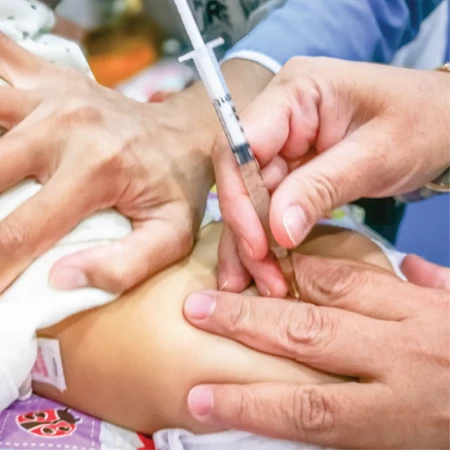 Vaksin Polio Anak di Klinik FIT