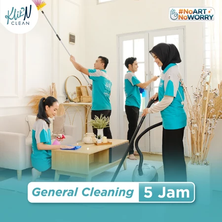 Layanan General Cleaning 5 Jam di Klik N Clean