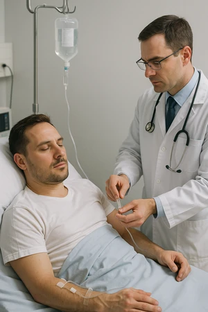 Infus RL Dewasa di Klinik Kita