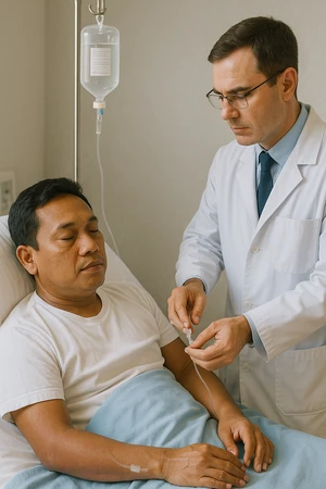 Suntik Vit C IV Dan B Komplek IM di Klinik Kita