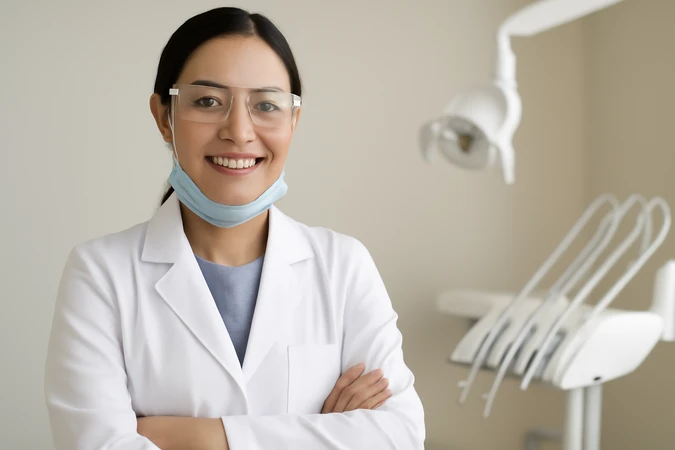 Penutupan abrasi gigi sewarna gusi per gigi di Beloved Dental Care