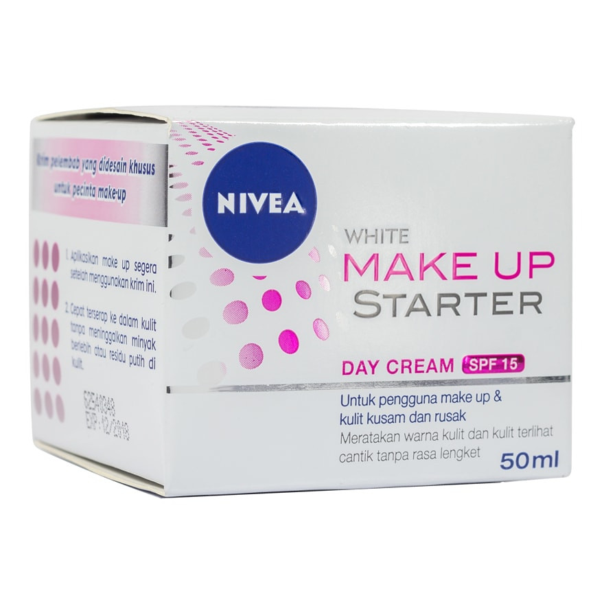 nivea make up starter white day cream spf 15